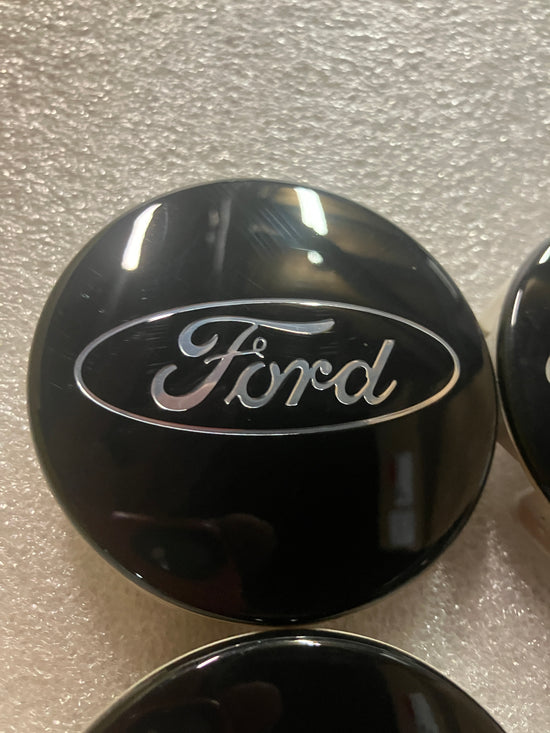 Set of 4 Ford F150 Expedition Black OEM center caps 2.5" 63.6MM