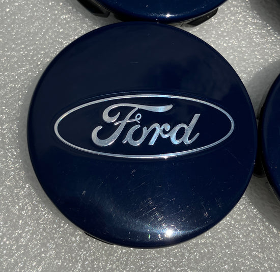 Set of 4 Ford F150 Expedition Blue Oval OEM center caps 3" 76.2MM