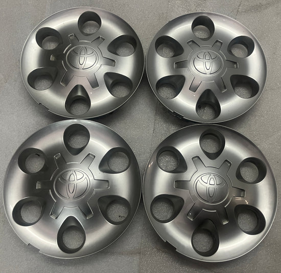 SoCal Wheels - 2001-2004 Toyota Tundra Sequoia Silver Center Cap 16 Inch Wheel Set of 4