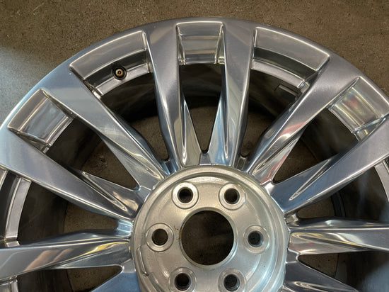 Single 2025 Cadillac Escalade Platinum Factory 22 Wheel OEM Rim 84460119 Polished