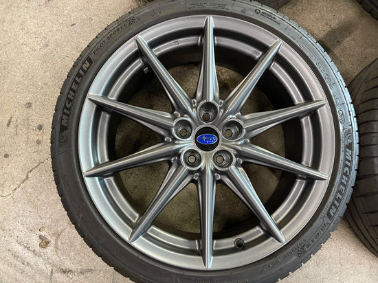 Sold 2025 Subaru BRZ BR-Z Factory 18 Wheels Tires OEM Rim Michelin SU003-09471