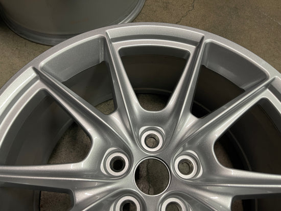 One 2024 2025 Ford Mustang GT Factory 19 Wheel OEM Rim PR3C1007CA Silver