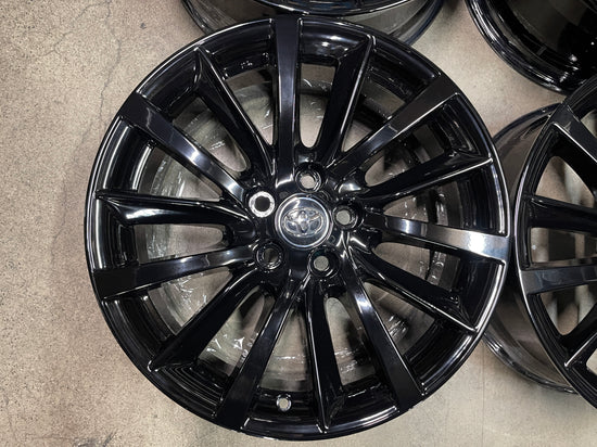 Four 2019 Toyota Highlander Factory 18" Wheels Rims OEM 75214 Gloss Black
