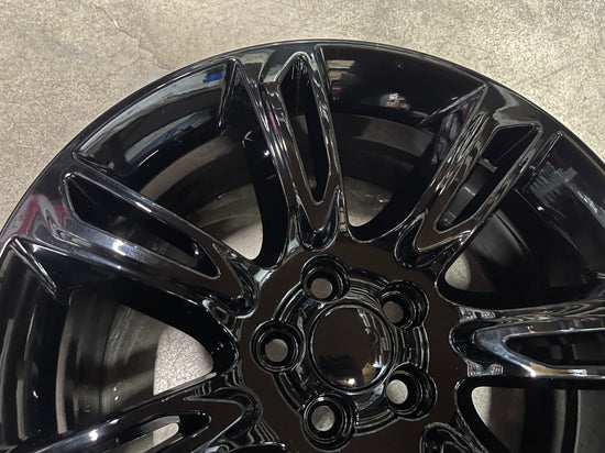 One Single 2019 Land Rover Evoque Factory 19 Wheels OEM 72274 RIMS LR096555 Gloss Black Powder