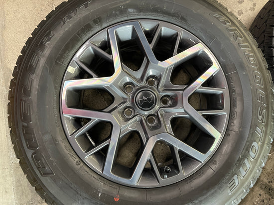 Five 2025 Jeep Wrangler Factory 18 Wheels Tires OEM Rims Gladiator Bridgestone AT