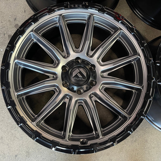 Take Off Fuel Piston 22 Wheels F150 Expedition Gunmetal Black FC866AB22956320 6x135