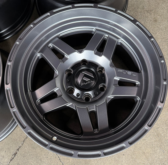 Four Take Offs Fuel Oxide 18 Wheels F150 Rims 6x135 18x9 +01 D80118908950