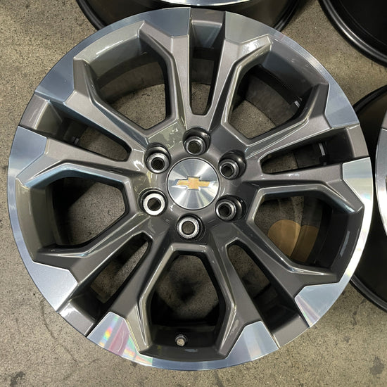 Four 2025 Chevy Silverado Tahoe 1500 Factory 20 Wheels OEM 14090 RIMS 84775278