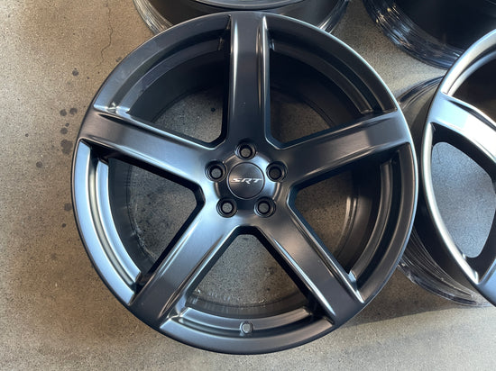 Sold Four 2022 Charger Challenger SRT Factory 20 Wheels OEM 2604 Hellcat Black 5ZW66VXWAB