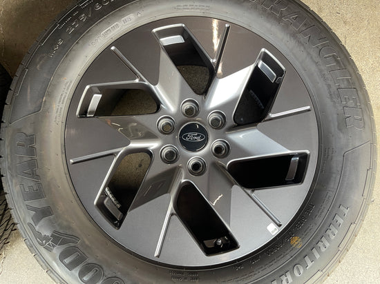Sold 2025 Ford F150 Lightning EV Factory 20 Wheels Tires Rims OEM NL381007BA Goodyear