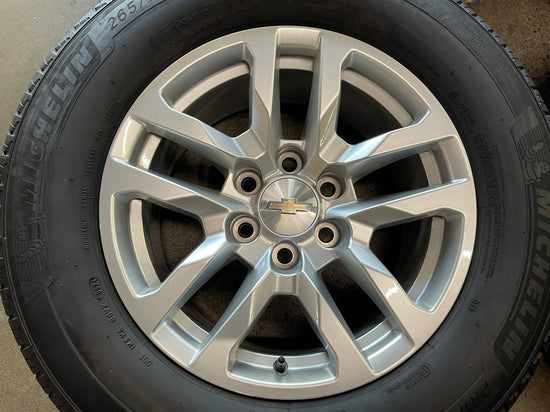 Sold 2024 Chevy Silverado Tahoe Factory 18 Wheels Tires 5912 Rims OEM 1500 Michelin