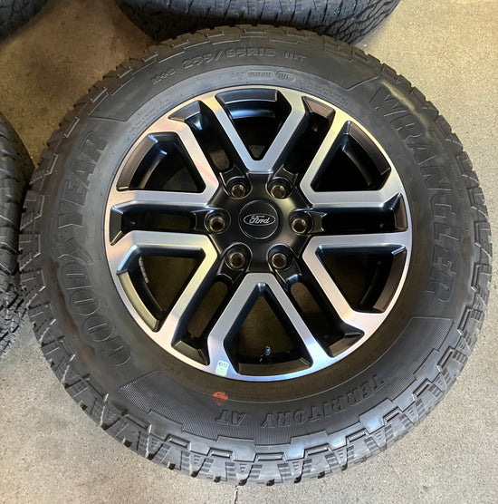 Sold 2025 Ford Ranger Factory 18 Wheels Tires OEM Rims Black N1WC1007F4A AT 255/65/18