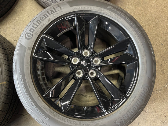 2025 Ford Mustang GT Factory 18 Wheels Tires Rims OEM PR3C1007BA Black 255/45/18