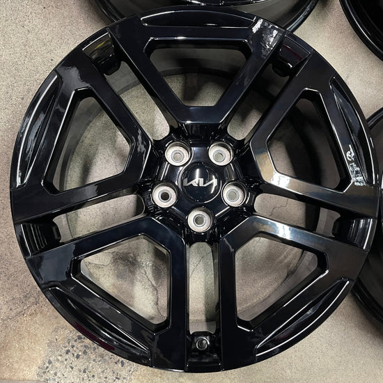 Four 2023-2025 Kia Telluride Factory 20 Wheels OEM Rims Black 52910-59840