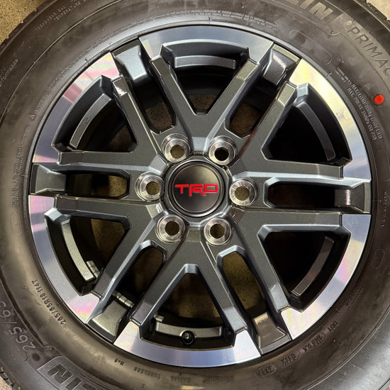 Four 2026 Toyota Tacoma TRD Factory 18 Wheels Tires OEM Rim Michelin 265/65/18