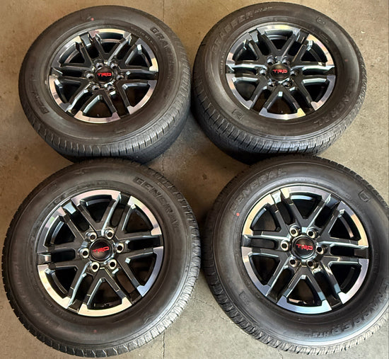 Four 2026 Toyota Tacoma TRD Factory 18 Wheels & Tires OEM Rims General 265/65/18