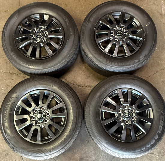 2025 Toyota Land Cruiser OEM 18 Wheels Tires Rims OEM 2024 Tacoma 245/70/18 Yokohama