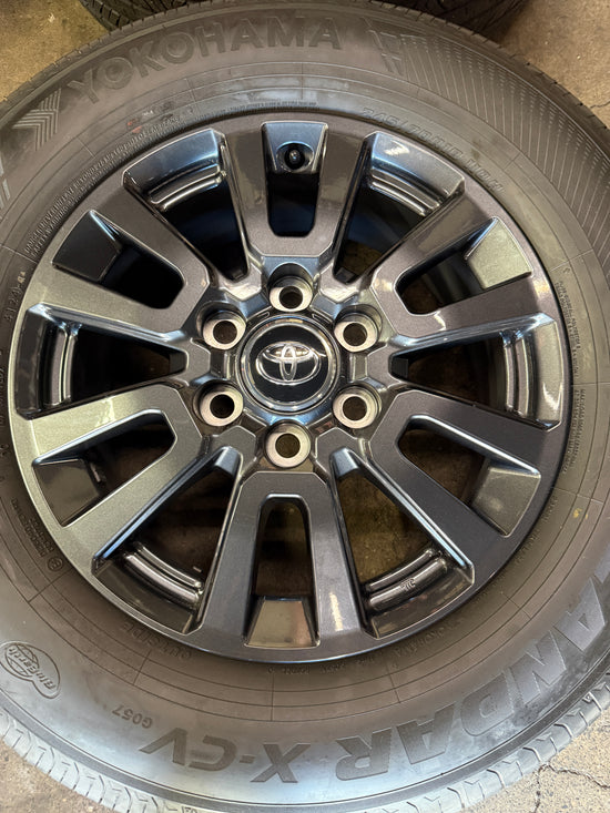 2025 Toyota Land Cruiser OEM 18 Wheels Tires Rims OEM 2024 Tacoma 245/70/18 Yokohama