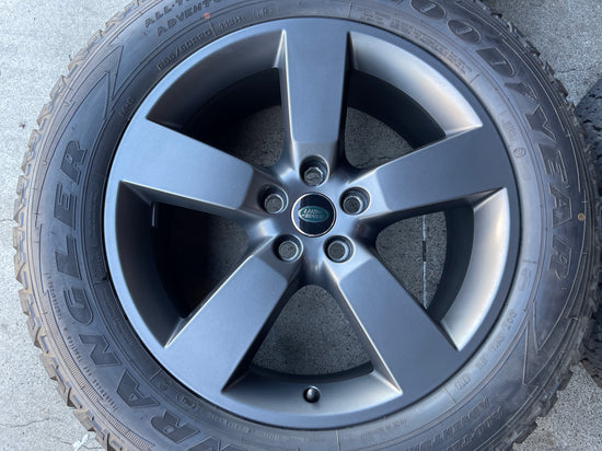Sold Five 2025 Land Rover Defender Factory 20 Wheels Tires Rims OEM Gray Goodyear AT 5098