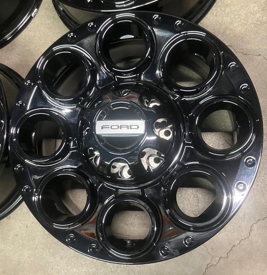 Sold Four 2025 Ford F250 F350 TREMOR Factory 20 Wheels OEM Rims Black 10484