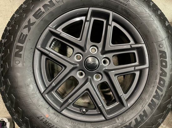 Sold Five 2024 Jeep Wrangler Factory 17" Wheels Tires Rims OEM 04755591AA