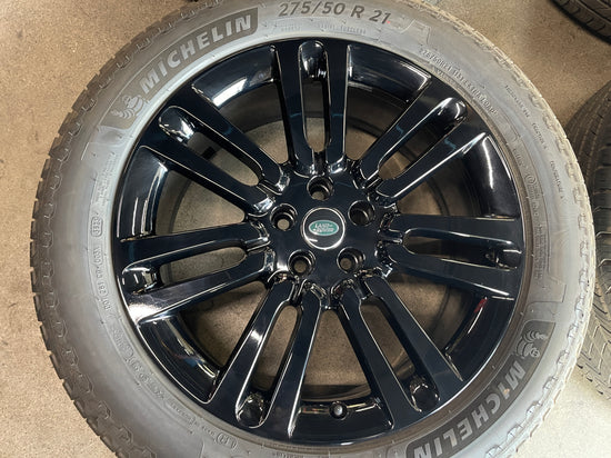 Sold 2024 Range Rover Factory 21 Wheels Tires Rims OEM M8E2DB Black Michelin 275/50/21