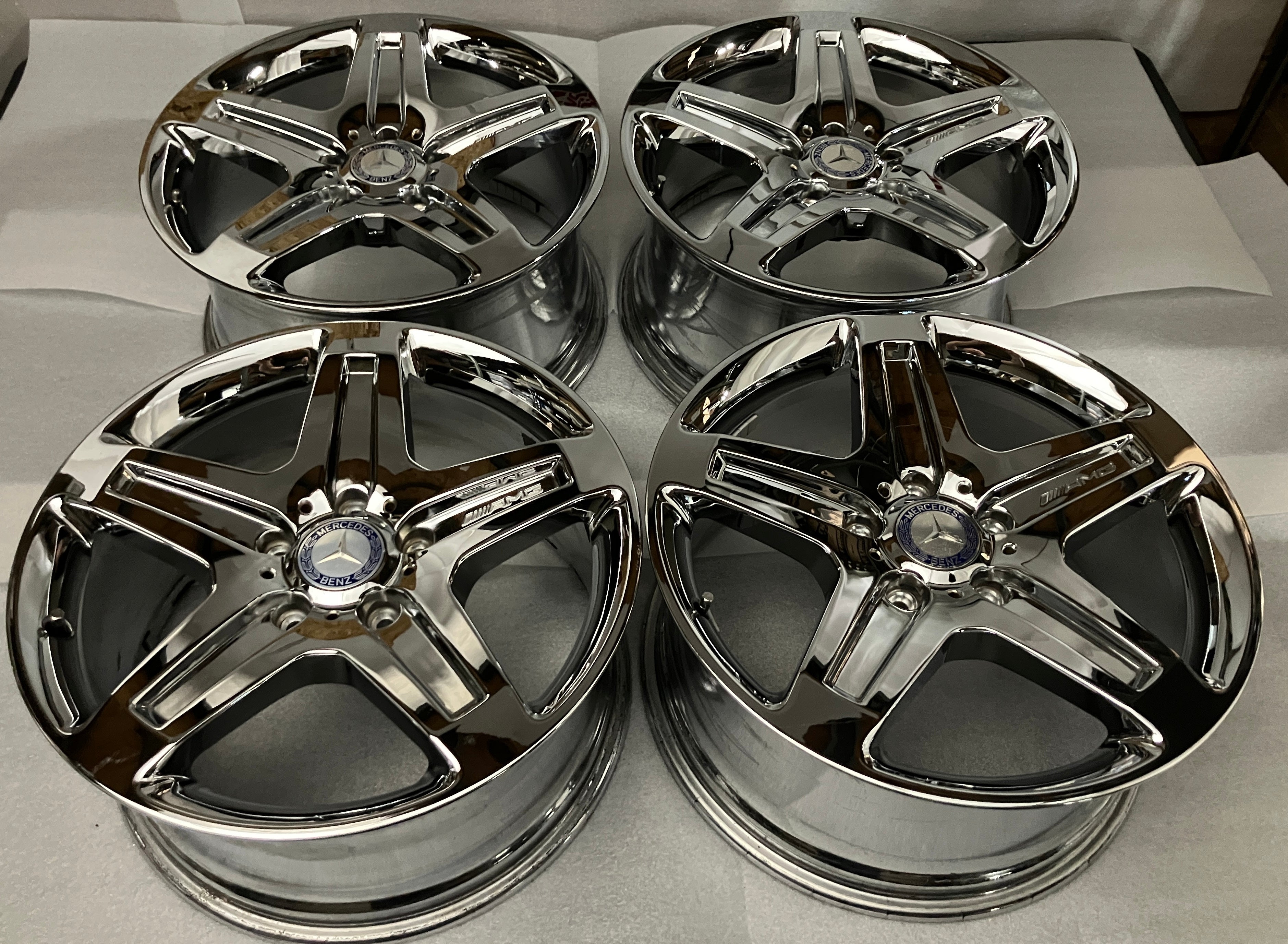 MBZ G550 G63 G55 Factory 19 Wheels Rims OEM AMG A4634012102 Chrome