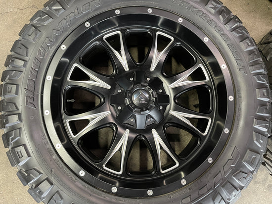Sold Silverado Sierra F150 Fuel Throttle 22 Wheels Tires Rims Nitto Grappler 35X1250R22