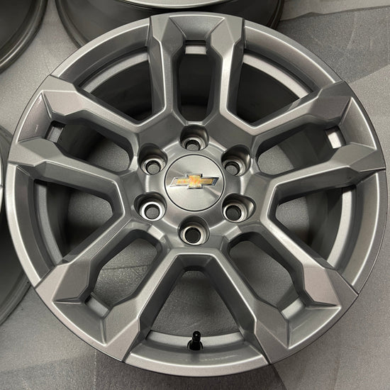 Sold Four 2025 Chevy Silverado Tahoe Factory 18 Wheels Rims OEM 14091 Suburban 84775274