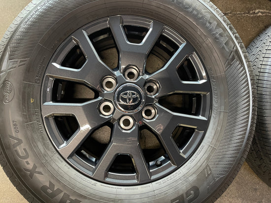 2026 Toyota Tacoma Factory 17 Wheels Tires OEM Rims 4Runner Yokohama Charcoal