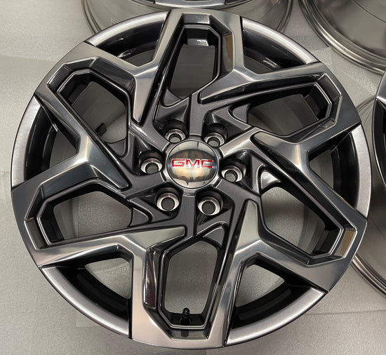 Four 2025 GMC Yukon Denali Sierra 1500 Factory 20" Wheels OEM 84604786 Rims