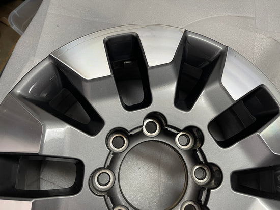 Sold One (1) Single 2025 Chevrolet Silverado 2500 Machined Grey 20 Wheel Rim 14032 OEM 84742718