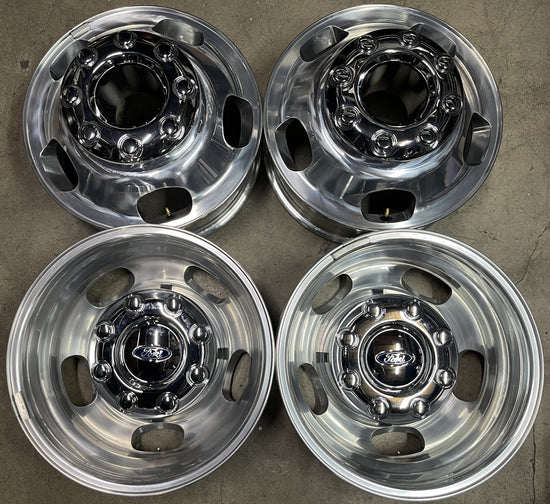 FOUR 2024 FORD F350 DUALLY FACTORY FORGED 17 WHEELS OEM RIMS 3618 3619