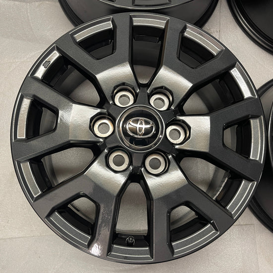 2026 Toyota Tacoma Genuine Factory 17 Wheels OEM Rims 4Runner Charcoal