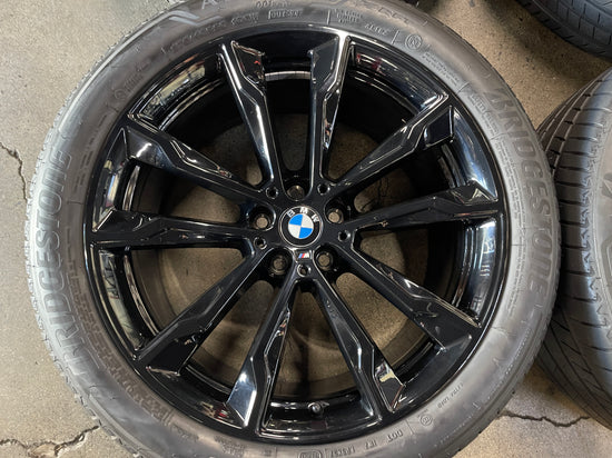 2023 BMW X3 X4 Factory 20 Wheels Tires OEM 86357 86361 Rims Black RFT Bridgestone