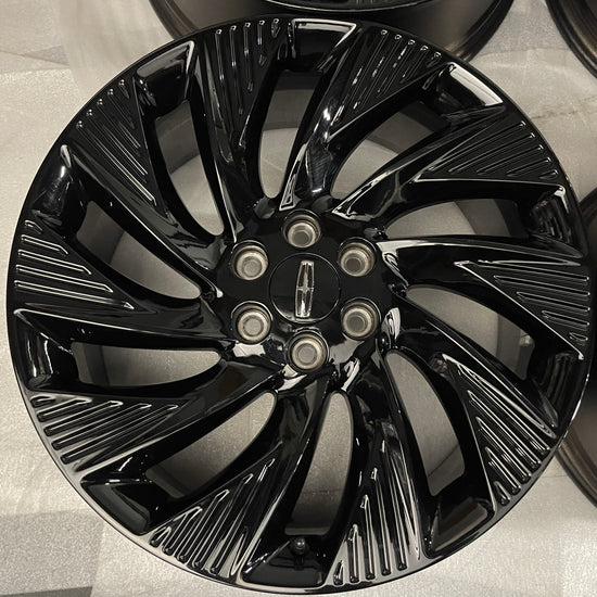 Four 2025 Lincoln Navigator Factory 22 Wheels OEM RIMS SL741007PA F150 BLACK LABEL