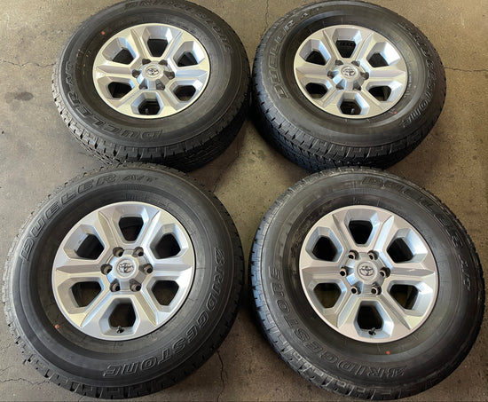 2023 Toyota 4Runner Factory 17 Wheels Tires OEM 75153 Bridgestone 255/75/17 Tacoma FJcruiser