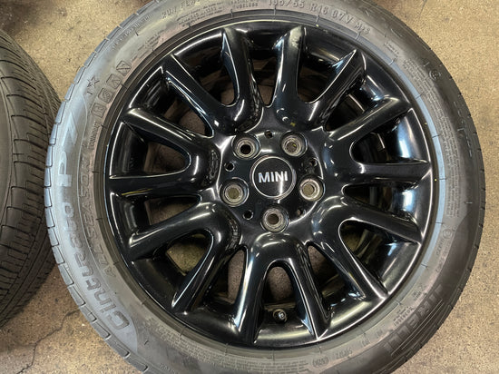 Sold 2014-2024 Mini Cooper Factory 16" Wheels Tires OEM Rims 86080 Black 36116855106