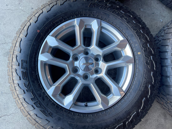 2026 Chevy Silverado 1500 18 Factory Wheels Tires 14091 Falken 285/65/18 OEM Rim