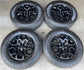 2025–2026 Ford F-150 18x8.5 Gloss Black OEM Wheel Rim Tire Set of 4, Goodyear Wrangler Territory A/T 275/65R18, OEM Part ML341007BA, Interchange 10340
