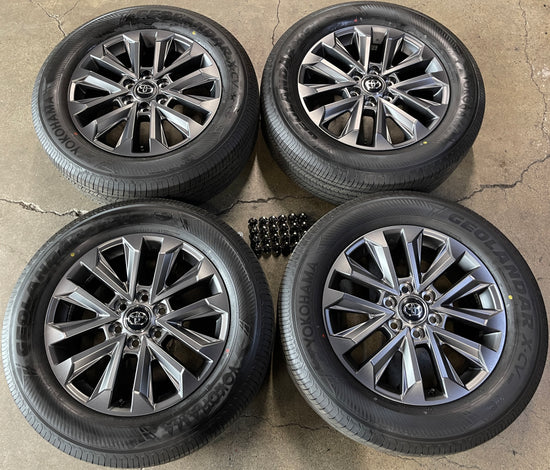 Sold 2025 Toyota Land Cruiser Factory 20 Wheels Tires Lug Nuts OEM Rims Yokohama Tundra
