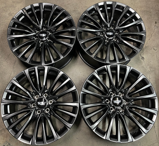 Four 2024 Cadillac Escalade -V Factory 22 Wheels OEM 84258723 RIMS 4883