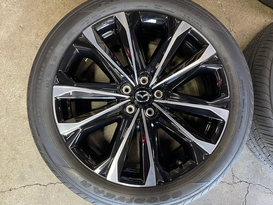 2025 Mazda CX-50 Factory 20 Wheels Tires OEM Black Rims Goodyear 2454520 90%