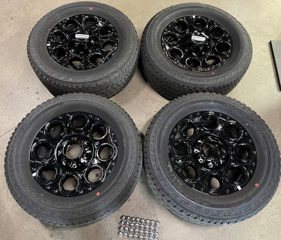 Sold 2024 Ford F250 F350 TREMOR Factory 20 Wheels Tires OEM Rims Lug Nuts Black 10484