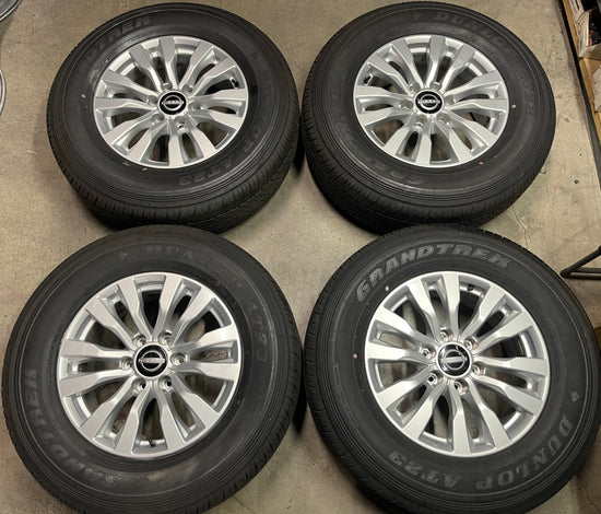 2023 2024 Nissan Armada Titan Factory 18 Wheels Tires OEM 62737 Rims Dunlop 265/70/18