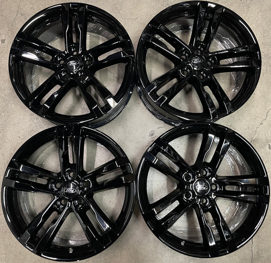 Sold Four 2021-2025 Ford Explorer Factor 18 Wheels OEM Rims LB5C1007B1B Black 10266
