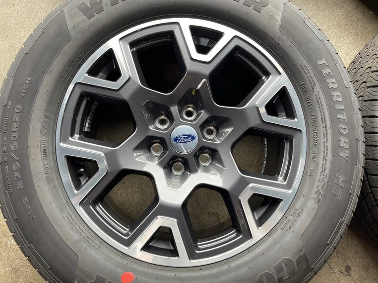 2025 Ford F150 Factory 20 Wheels Tires OEM RIMS RL341007HA Goodyear FX ...