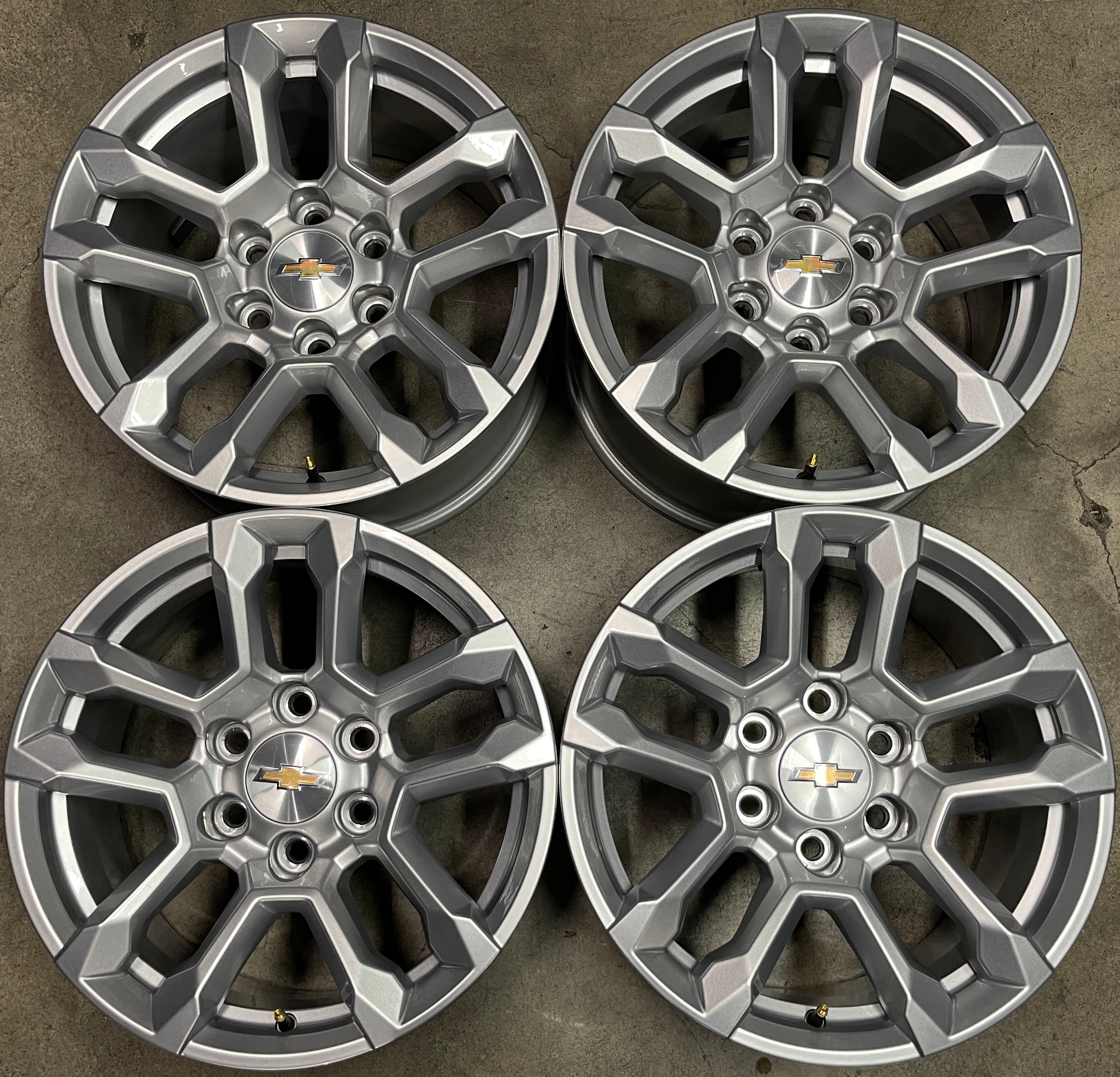 Sold Four 2025 Chevy Silverado Tahoe Factory 18 Wheels Rims OEM 14091 ...