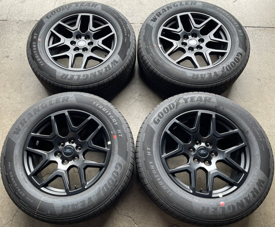 2025 Ford F150 Factory 20 Wheels Tires OEM RIMS RL341007GA Black Goodyear 275/60/20