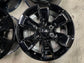 Four 2025 GMC Sierra 1500 Factory 17 Wheels Rims OEM 5908 Gloss Black Silverado